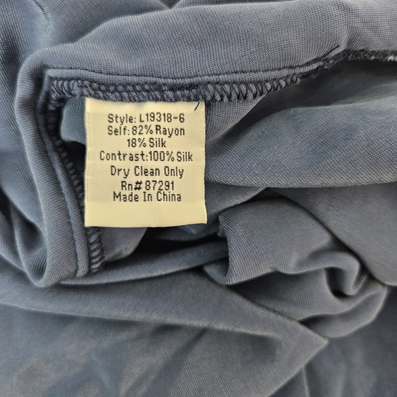 Love Johhny Was Meredith Velvet Cami Size Medium NWT Blue - Picture 6 of 6